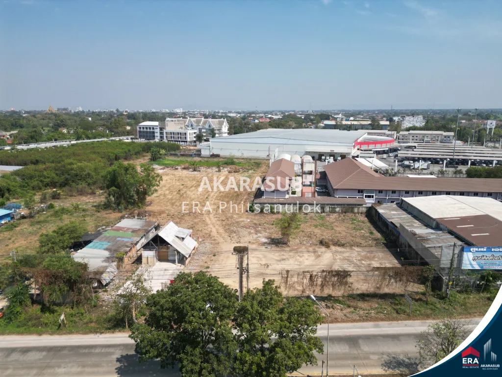 ที่ดินแปลงใหญ่ติดถนน ติดห้างสหแสงชัยซุปเปอร์สโตร์ และแมคโคร1 จ.พิษณุโลก รูปที่ 5