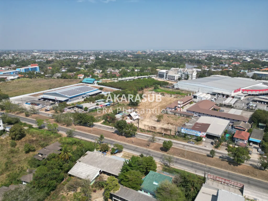ที่ดินแปลงใหญ่ติดถนน ติดห้างสหแสงชัยซุปเปอร์สโตร์ และแมคโคร1 จ.พิษณุโลก รูปที่ 12
