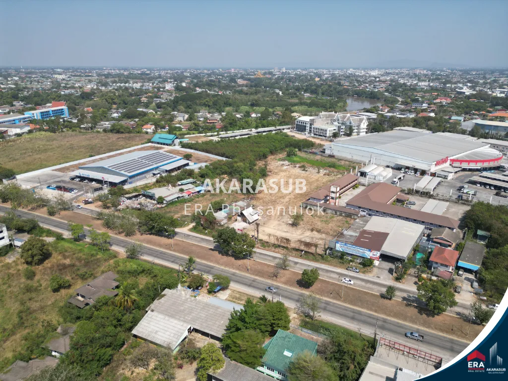 ที่ดินแปลงใหญ่ติดถนน ติดห้างสหแสงชัยซุปเปอร์สโตร์ และแมคโคร1 จ.พิษณุโลก รูปที่ 15
