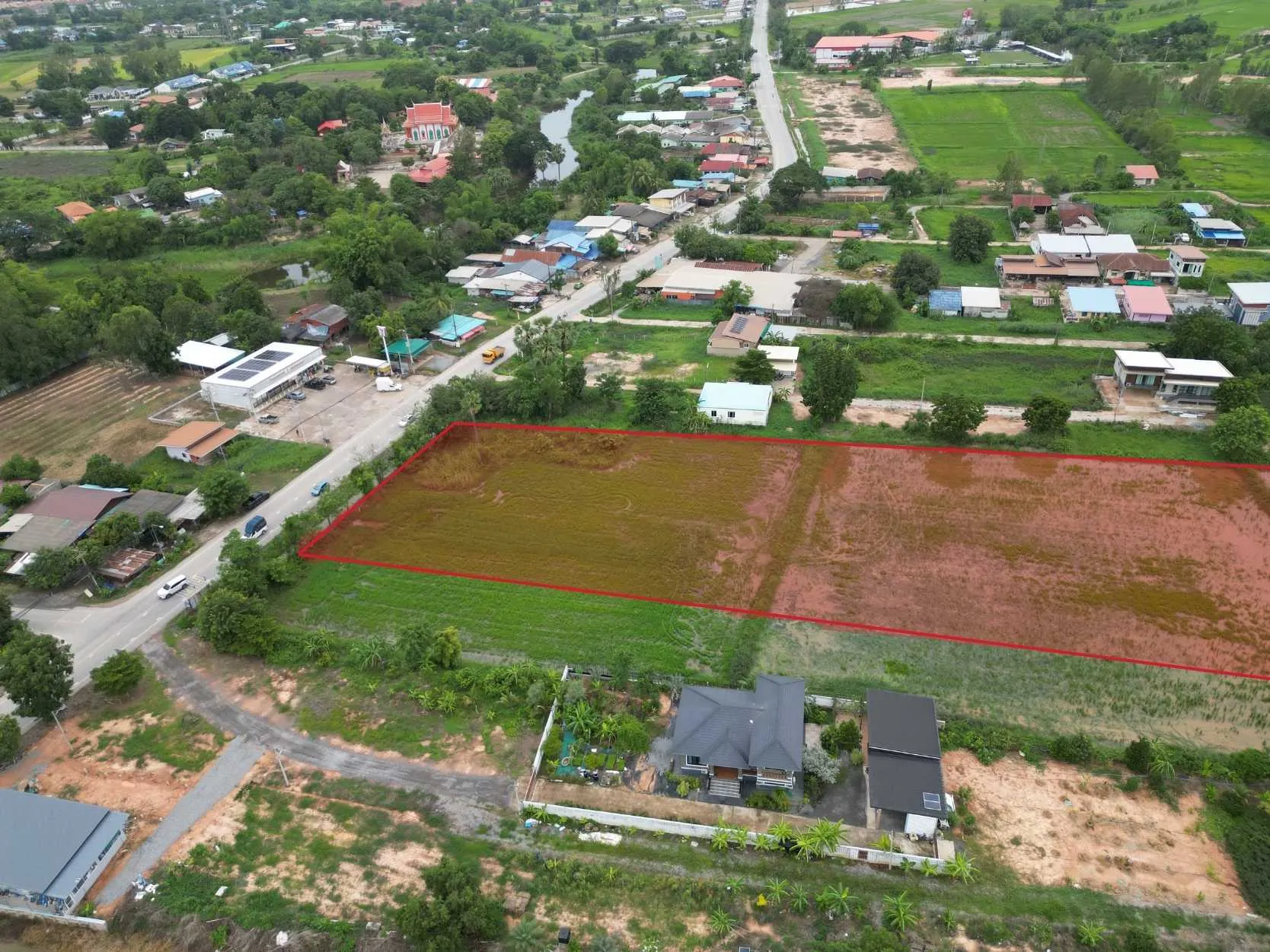 ที่ดินผืนใหญ่ 12 ไร่ ทำเลสระโคล่-เมืองพิษณุโลก ศักยภาพสูง รูปที่ 5