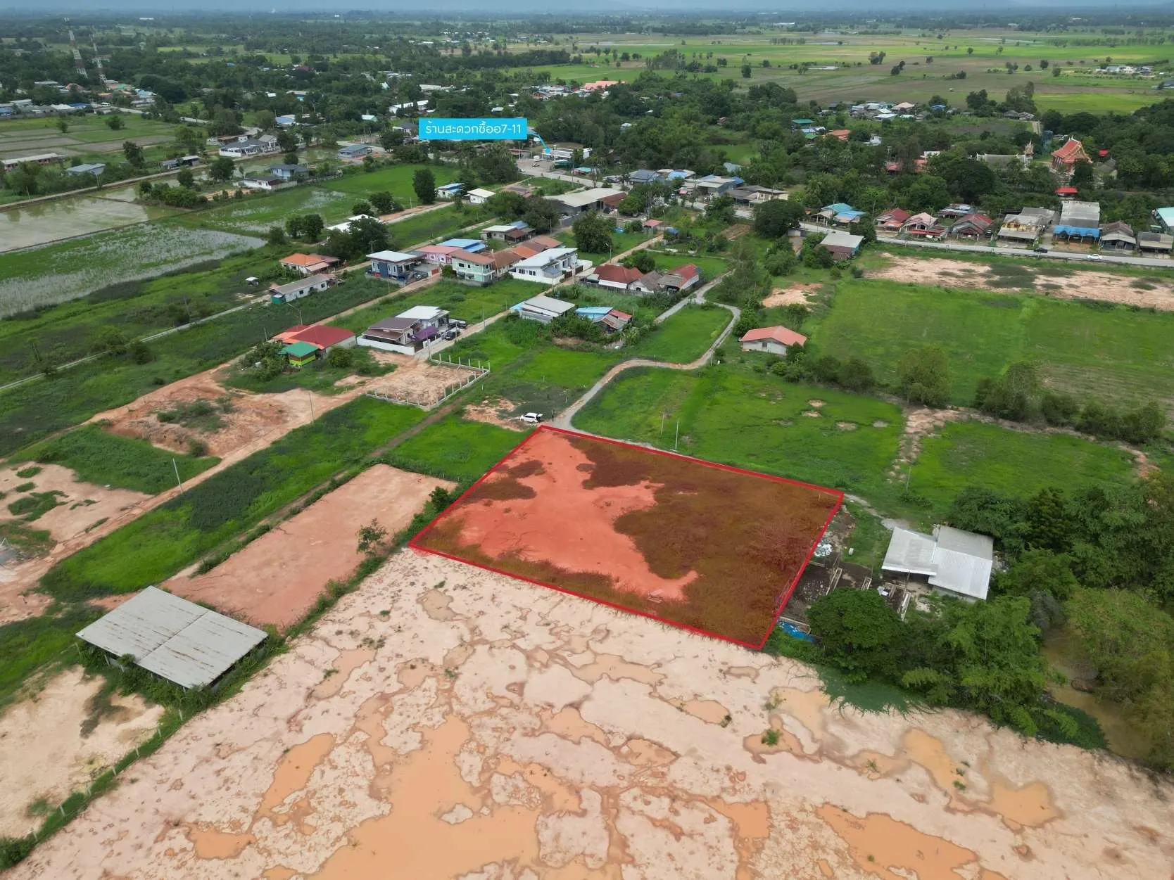 ที่ดินแปลงสวย 1 ไร่ครึ่ง ในชุมชนสระโคล่ เหมาะสร้างบ้านหลังใหญ่ รูปที่ 7