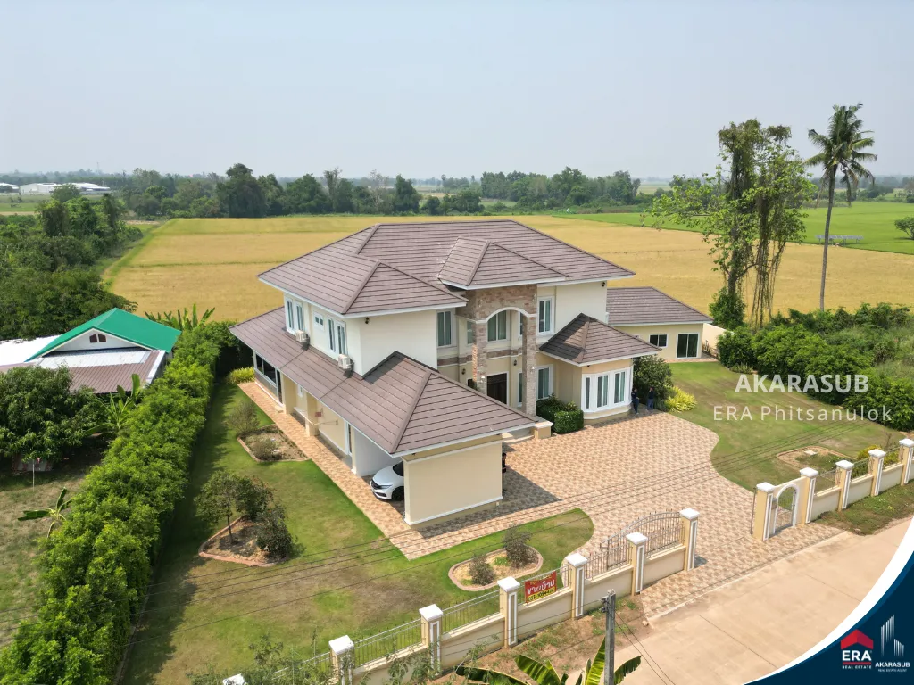 ขายบ้านหรู บนที่ดิน 1ไร่ ใช้วัสดุอย่างดี พร้อมเฟอร์นิเจอร์นำเข้า ใกล้ม.นเรศวร จ.พิษณุโลก รูปที่ 4