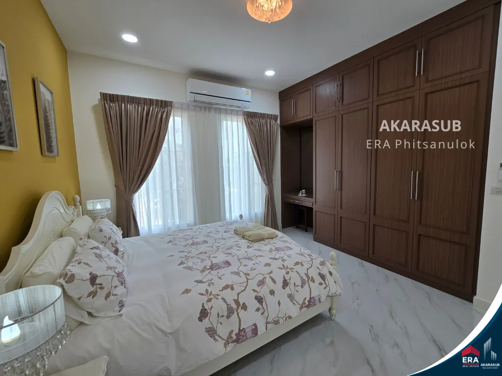 ขายบ้านหรู บนที่ดิน 1ไร่ ใช้วัสดุอย่างดี พร้อมเฟอร์นิเจอร์นำเข้า ใกล้ม.นเรศวร จ.พิษณุโลก รูปที่ 28