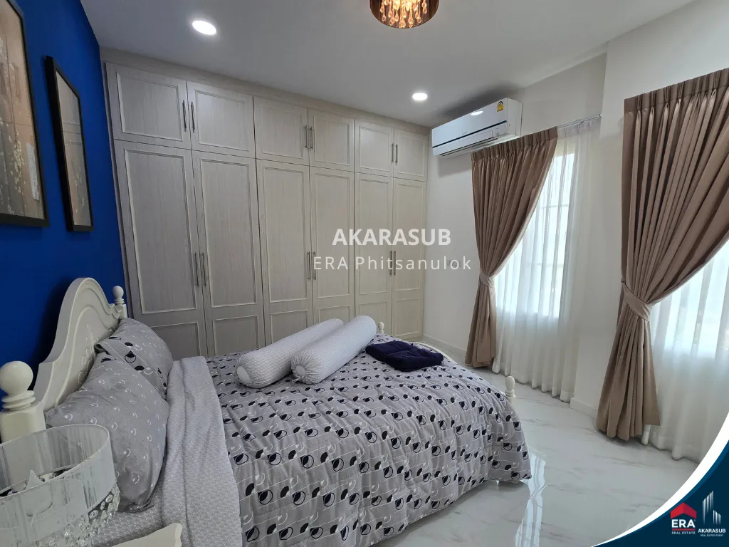 ขายบ้านหรู บนที่ดิน 1ไร่ ใช้วัสดุอย่างดี พร้อมเฟอร์นิเจอร์นำเข้า ใกล้ม.นเรศวร จ.พิษณุโลก รูปที่ 30