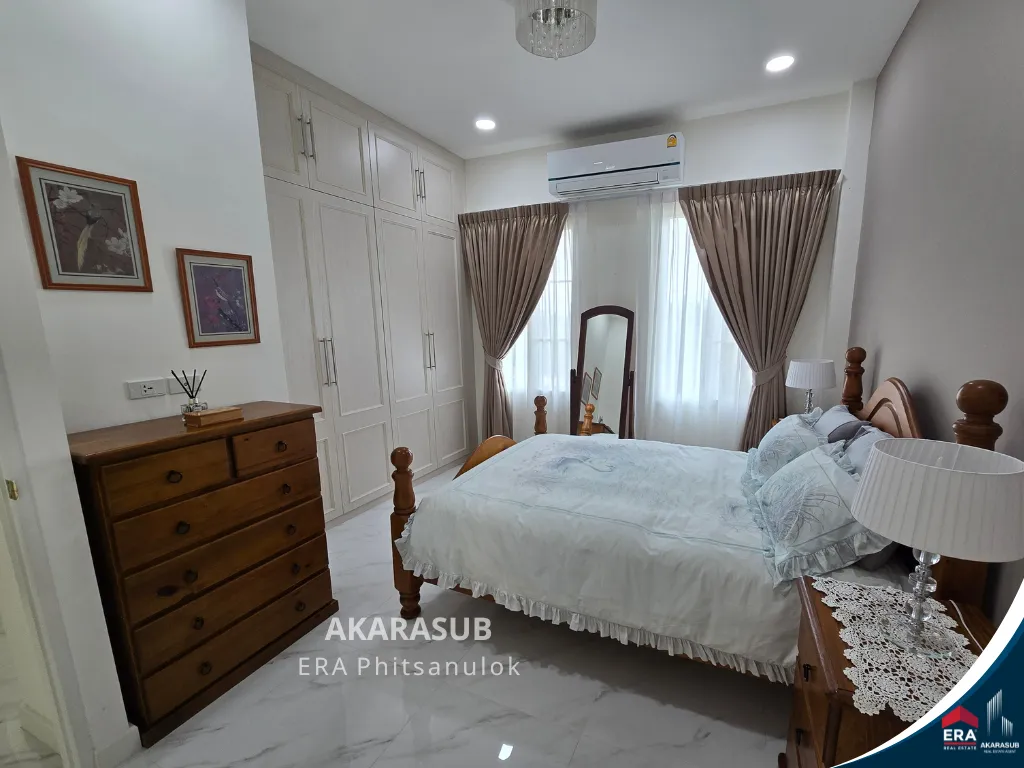 ขายบ้านหรู บนที่ดิน 1ไร่ ใช้วัสดุอย่างดี พร้อมเฟอร์นิเจอร์นำเข้า ใกล้ม.นเรศวร จ.พิษณุโลก รูปที่ 32