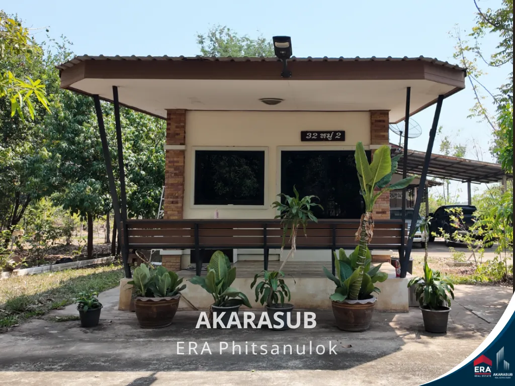 ขายบ้านสวน 6 ไร่ ใกล้ รพ.วังทอง รูปที่ 1
