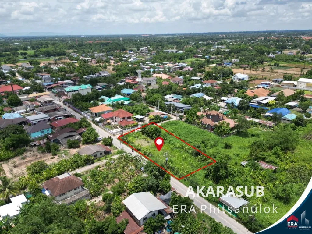 ขายที่ดินเปล่า ถมแล้ว ติดถนน 2 ด้าน หลังโรงเรียนสะพาน 3 ทำเลชุมชน รูปที่ 4