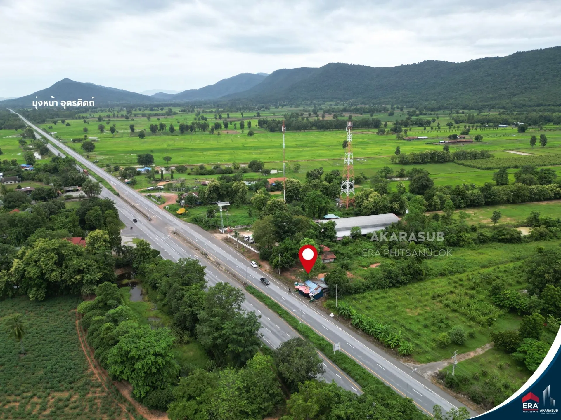 ที่ดินติดถนนสาย 11 พิษณุโลก-อุตรดิดถ์ แปลงใหญ่ เหมาะกับการทำธุรกิจ ประเภทโรงงาน โกดัง ศูรย์กระจายสินค้า รูปที่ 6