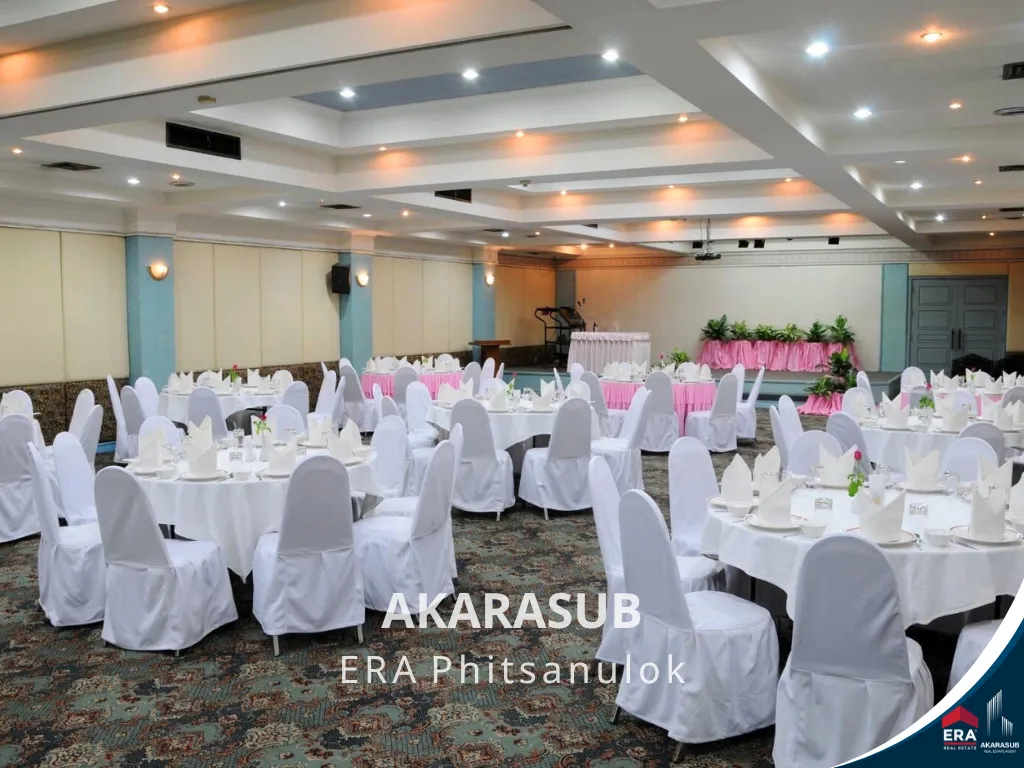 โรงเเรมใจกลางเมืองพิษณุโลก บนที่ดิน6ไร่กว่า ขนาด126ห้องพัก พร้อมห้องจัดงานต่างๆ รูปที่ 40
