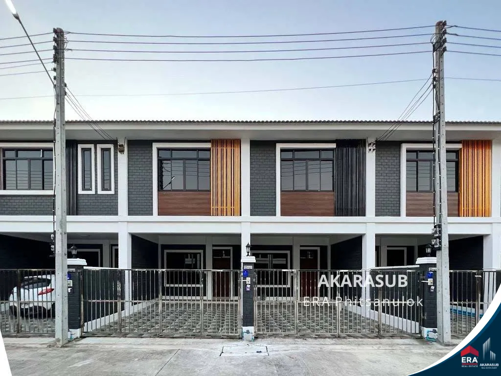 ทาวน์โฮมใหม่ พื้นที่เยอะ ใจกลางเมืองพิษณุโลก ใกล้รร.สาธิตม.นเรศวร รูปที่ 8