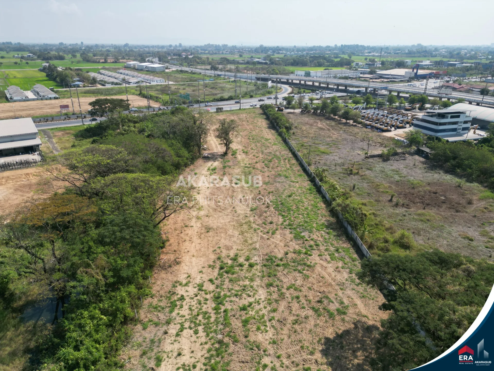 ที่ดินแปลงใหญ่ 8ไร่ ทำเลศักยภาพ ติดสี่แยกถนนเลี่ยงเมืองพิษณุโลก รูปที่ 4