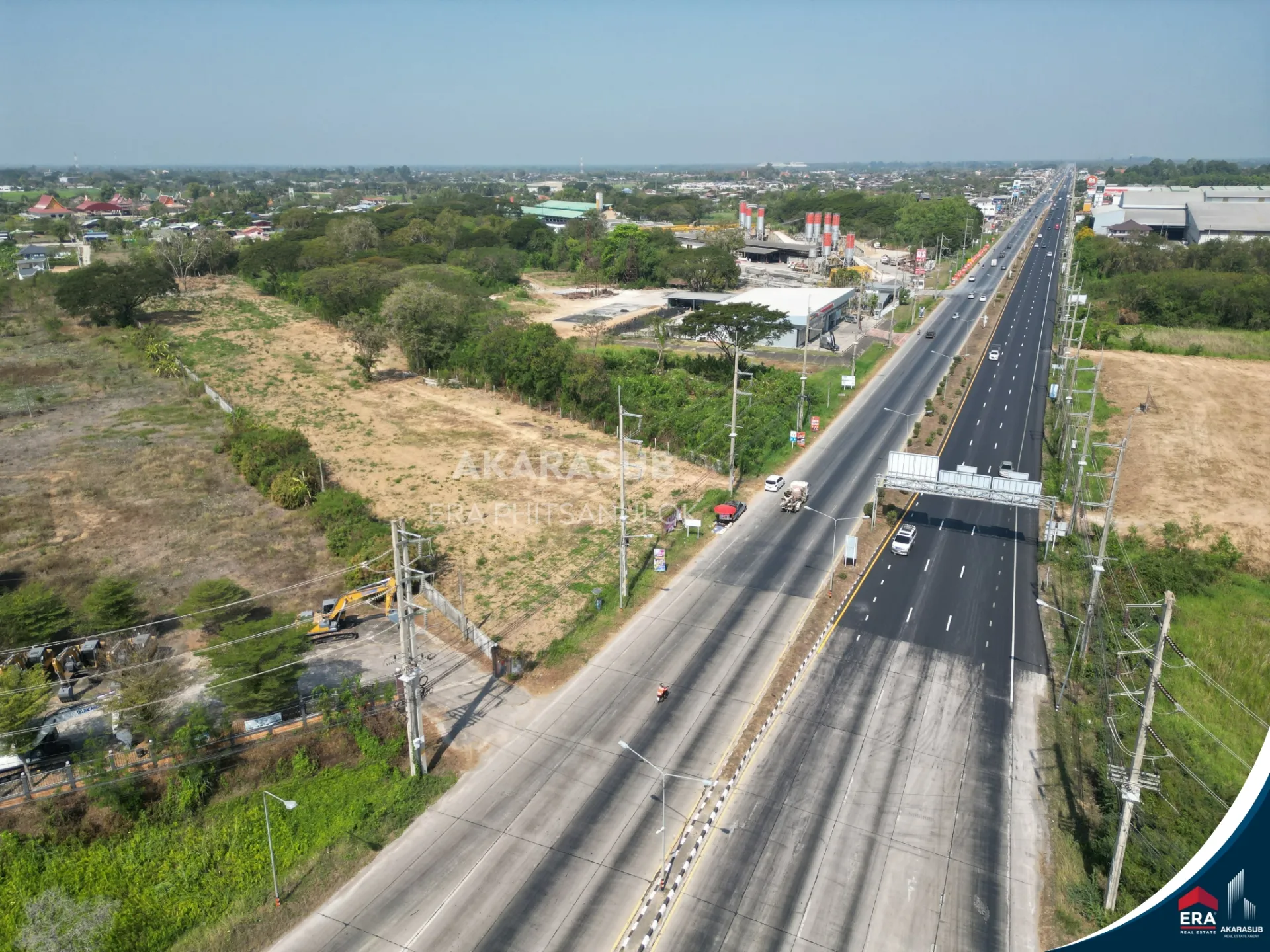 ที่ดินแปลงใหญ่ 8ไร่ ทำเลศักยภาพ ติดสี่แยกถนนเลี่ยงเมืองพิษณุโลก รูปที่ 8