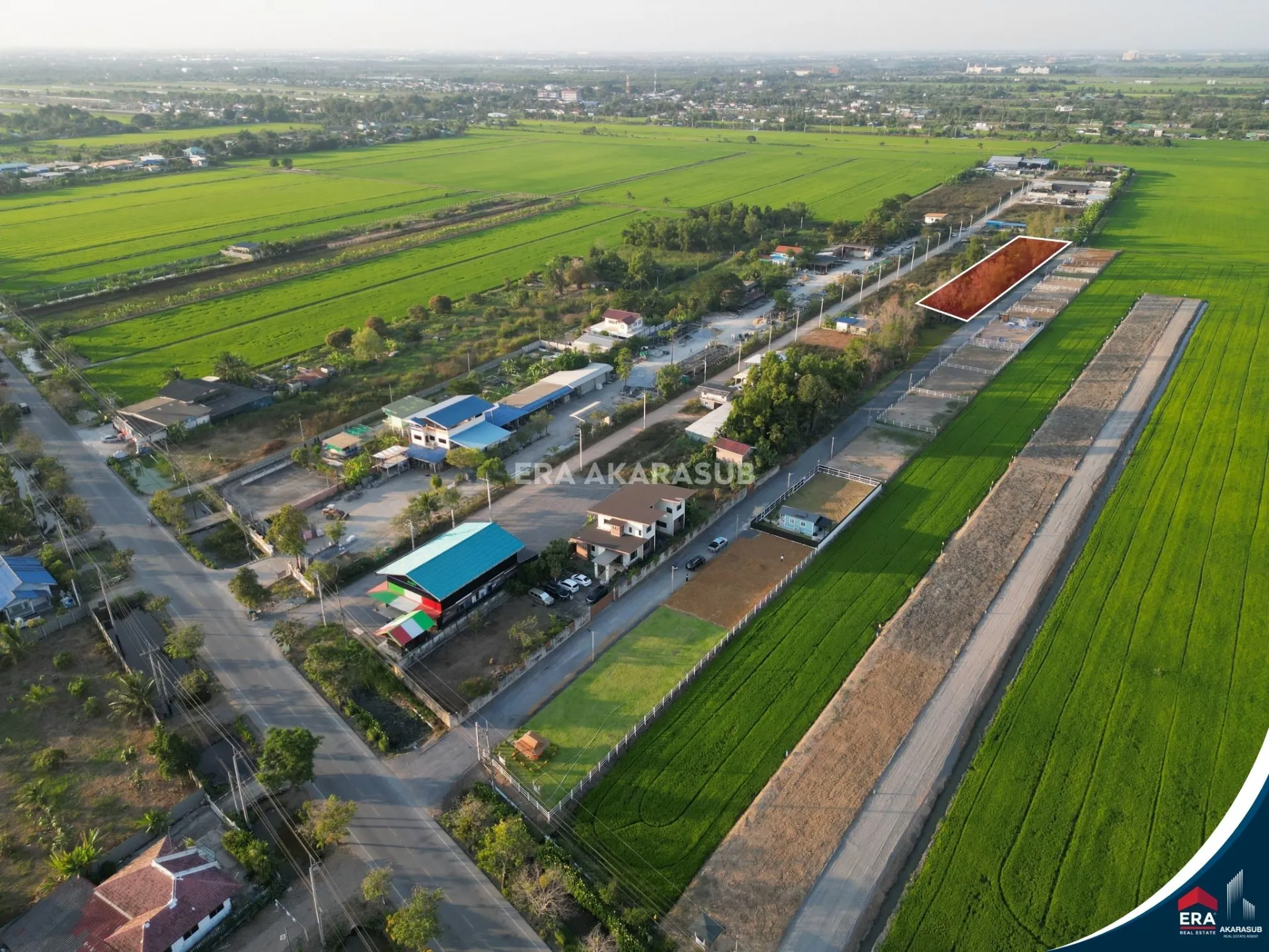 ที่ดิน 2 ไร่ ถมแล้ว บรรยากาศธรรมชาติ เหมาะสร้างบ้านหรือพัฒนาโครงการ หนองจอก รูปที่ 2