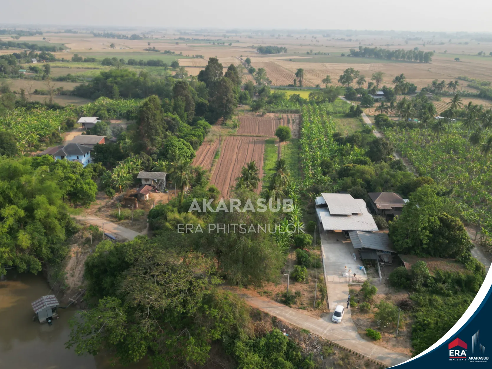ที่ดินติดแม่น้ำน่าน 2 ไร่กว่า บรรยากาศธรรมชาติ เหมาะสร้างบ้านสวน รูปที่ 7