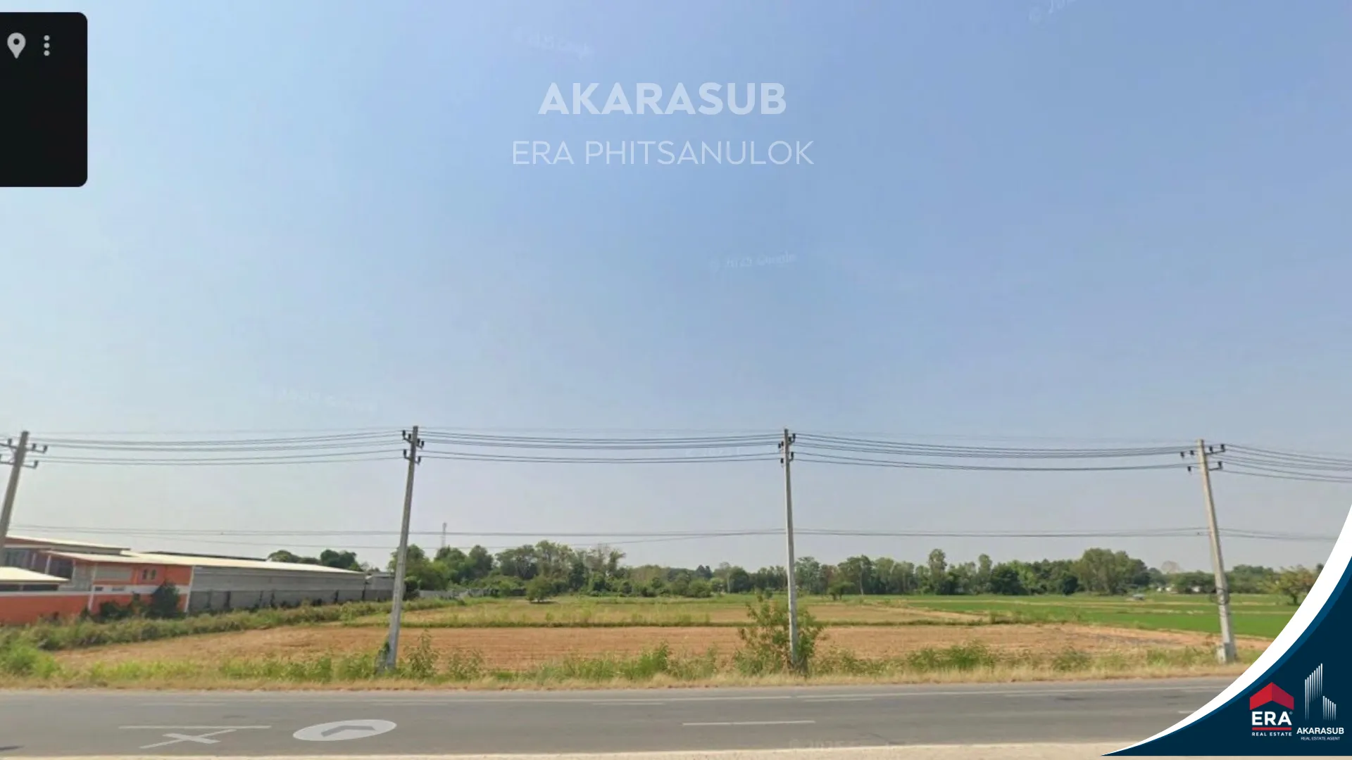 ที่ดินติดถนน4เลน (ทางหลวง1114) หน้ากว้างเกือบ 100 เมตร รูปที่ 3