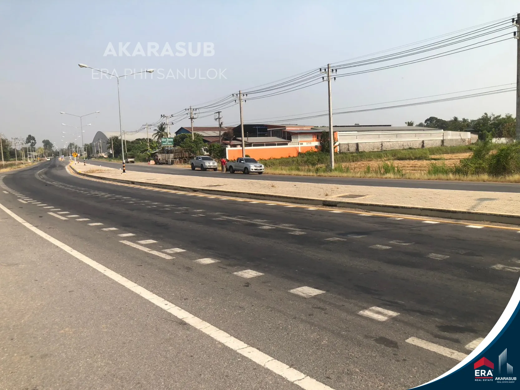 ที่ดินติดถนน4เลน (ทางหลวง1114) หน้ากว้างเกือบ 100 เมตร รูปที่ 5