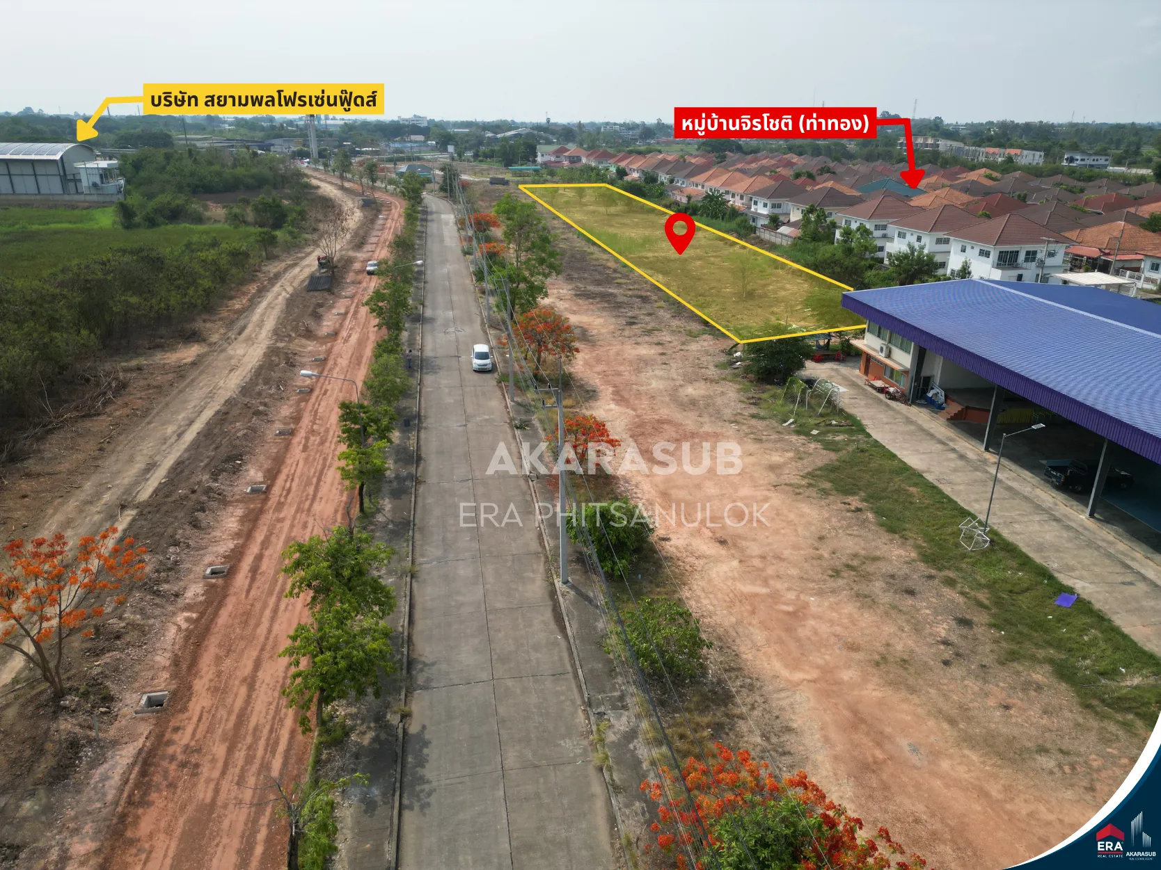 ที่ดินถมแล้ว 4ไร่กว่า ใกล้สี่แยกเอ็กซเรย์ และ ถ.เลี่ยงเมืองพิษณุโลก รูปที่ 4