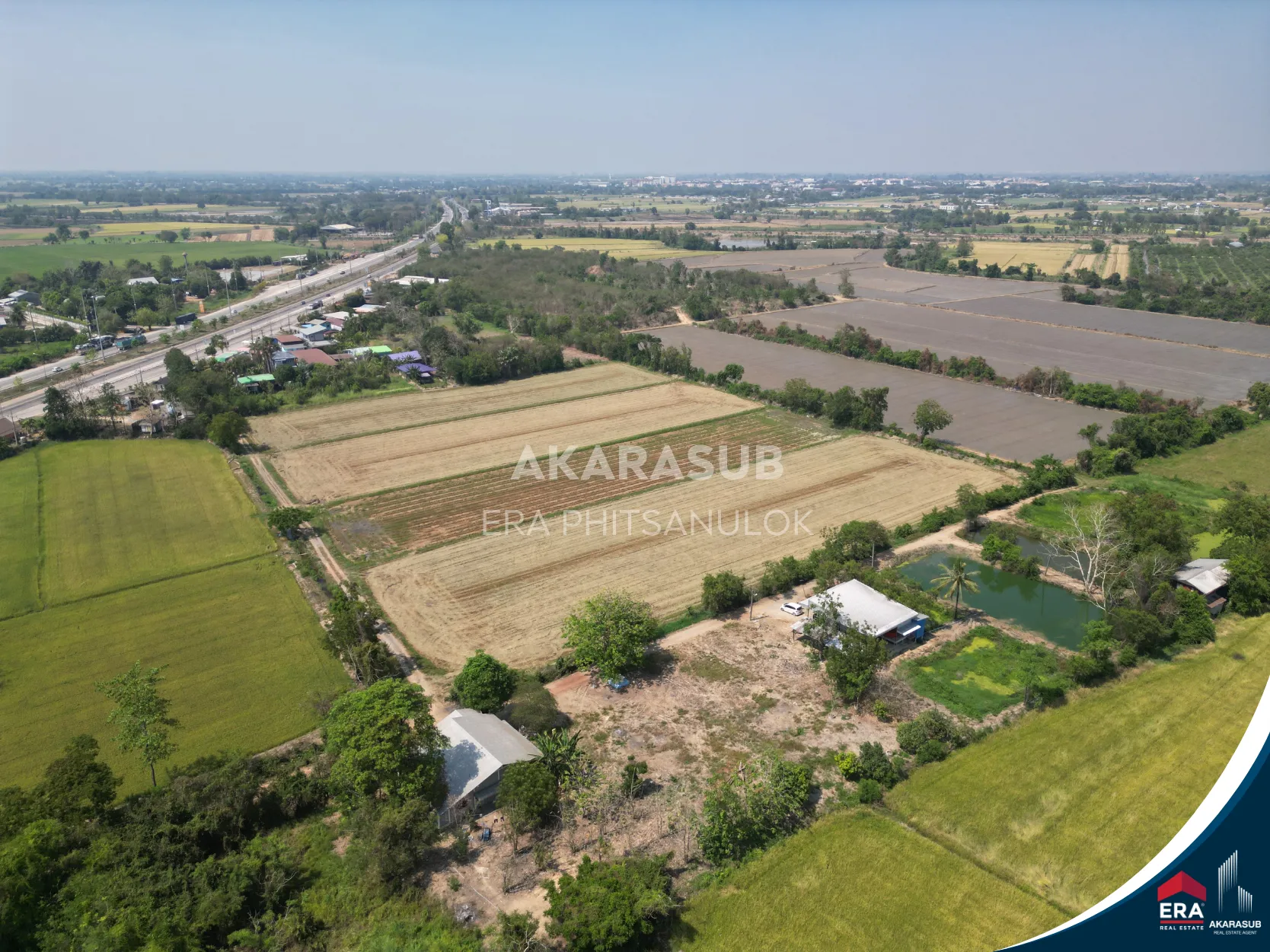 ที่ดินสวย ใกล้ม.นเรศวร ใกล้ถนนสาย117 200เมตร รูปที่ 3