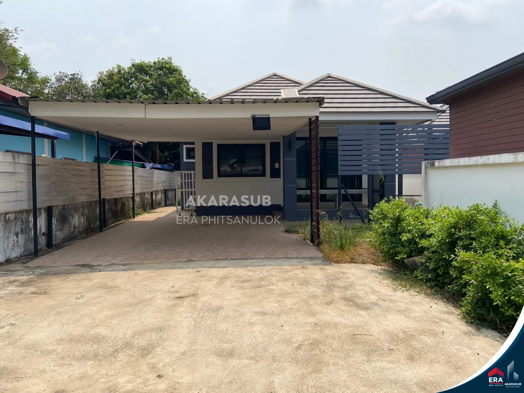 บ้านเดี่ยวชั้นเดียว ทำเลหัวรอ ใกล้แยกไทยแอโรว์ เงียบสงบ พร้อมอยู่ รูปที่ 2