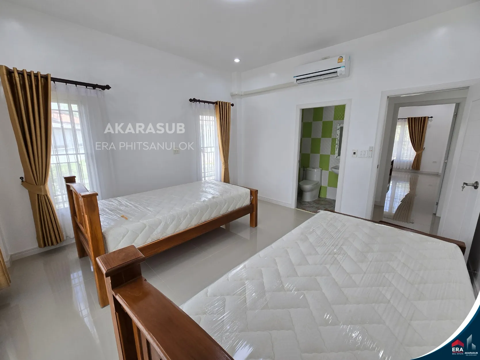 บ้านเดี่ยวชั้นเดียว ใหม่กริ๊บ บนที่ดิน 319 ตร.ว. ทำเลหัวรอ รูปที่ 9