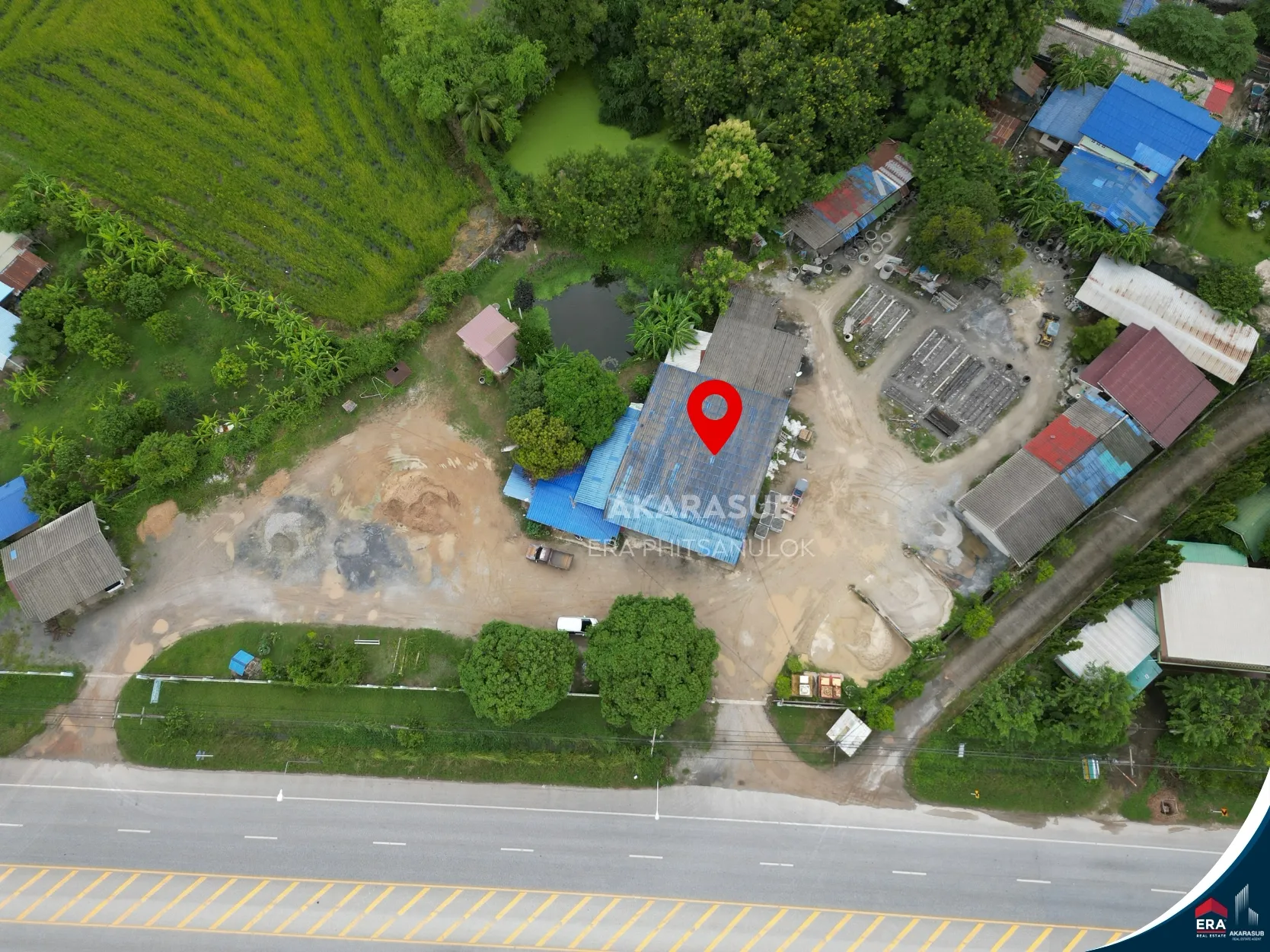 ที่ดิน 3 ไร่ ติดถนนใหญ่ หน้ากว้าง 60 เมตร ทำเลศักยภาพสูง ใกล้แยกแสงดาว อ.เมืองพิษณุโลก รูปที่ 4