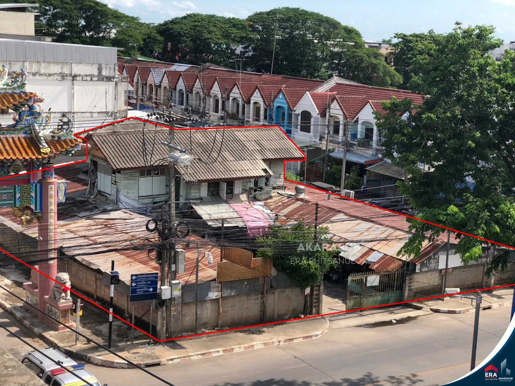 ที่ดินแปลงมุม 179ตร.วา ทำเลทองในเมือง ติดถนน3ฝั่ง ผังเมืองสีส้ม รูปที่ 5