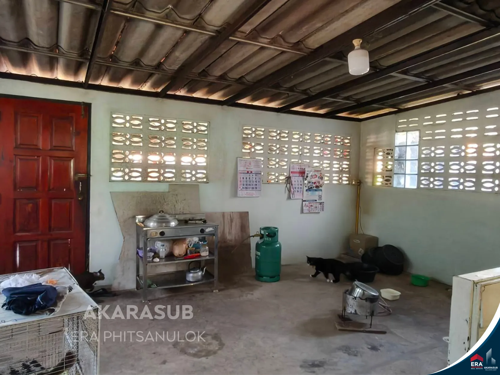 บ้านพร้อมที่ดินผืนใหญ่ ใกล้สี่แยกวุ่นวาย ทำเลเมือง บรรยากาศส่วนตัว รูปที่ 9