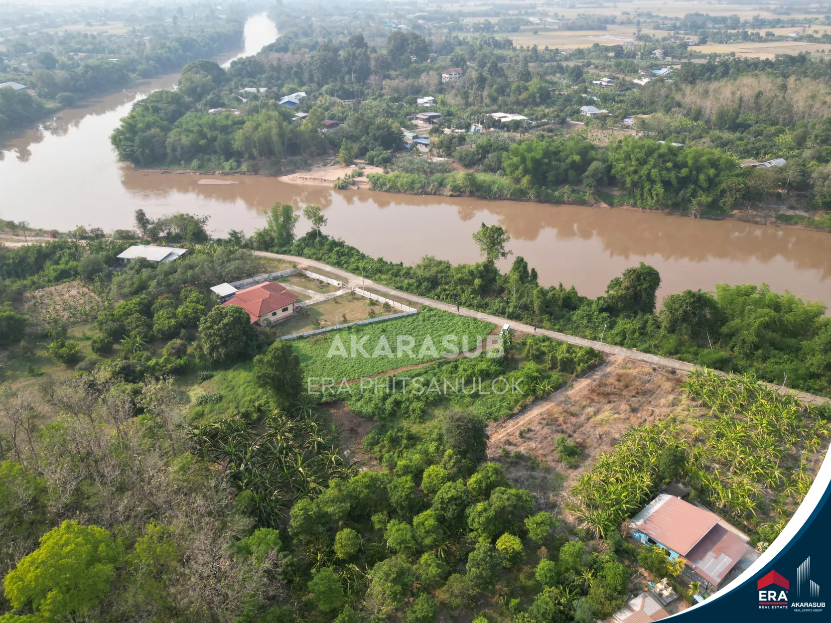 ที่ดินเปล่า 1ไร่กว่า ด้านหน้าติดแม่น้ำน่าน รูปที่ 14