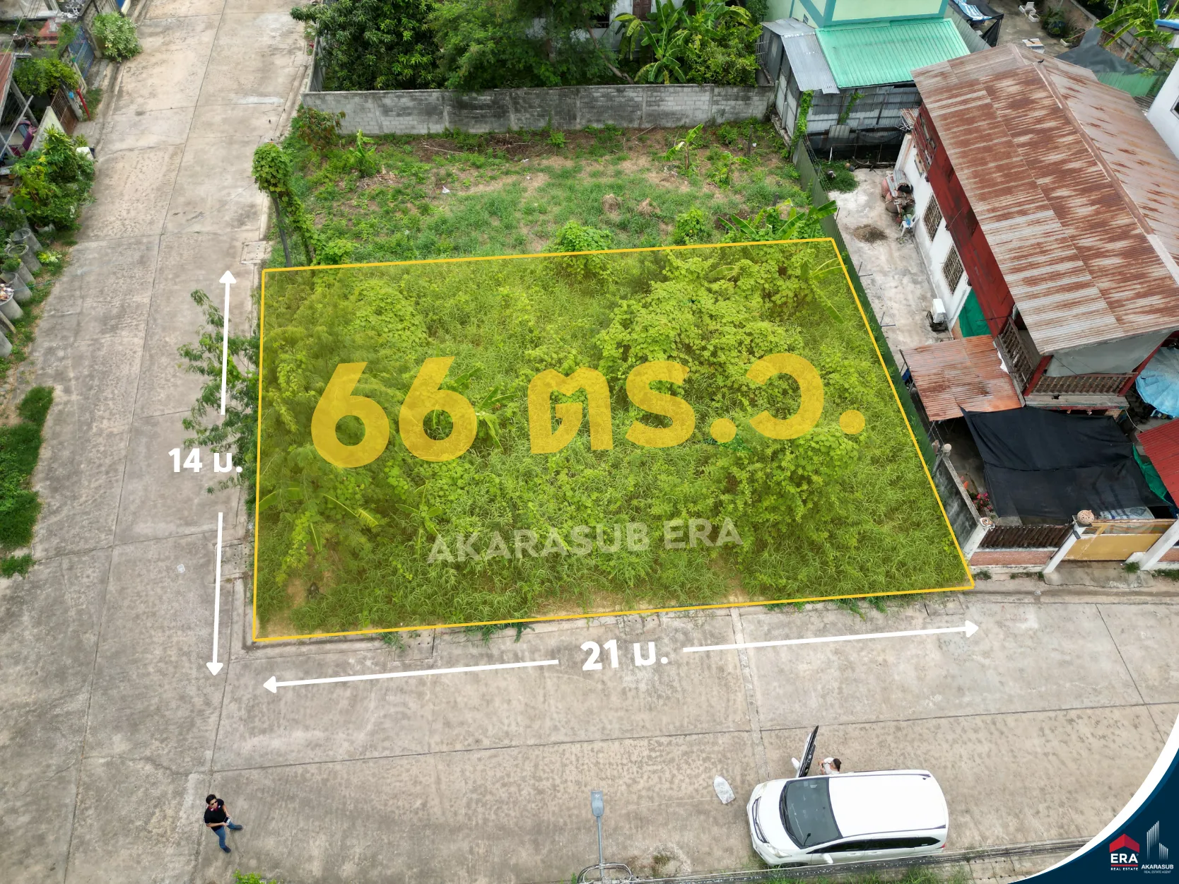 ขายที่ดิน 66 ตร.ว ในเมืองสุโขทัย ใกล้ตลาดสุโขทัย รูปที่ 1