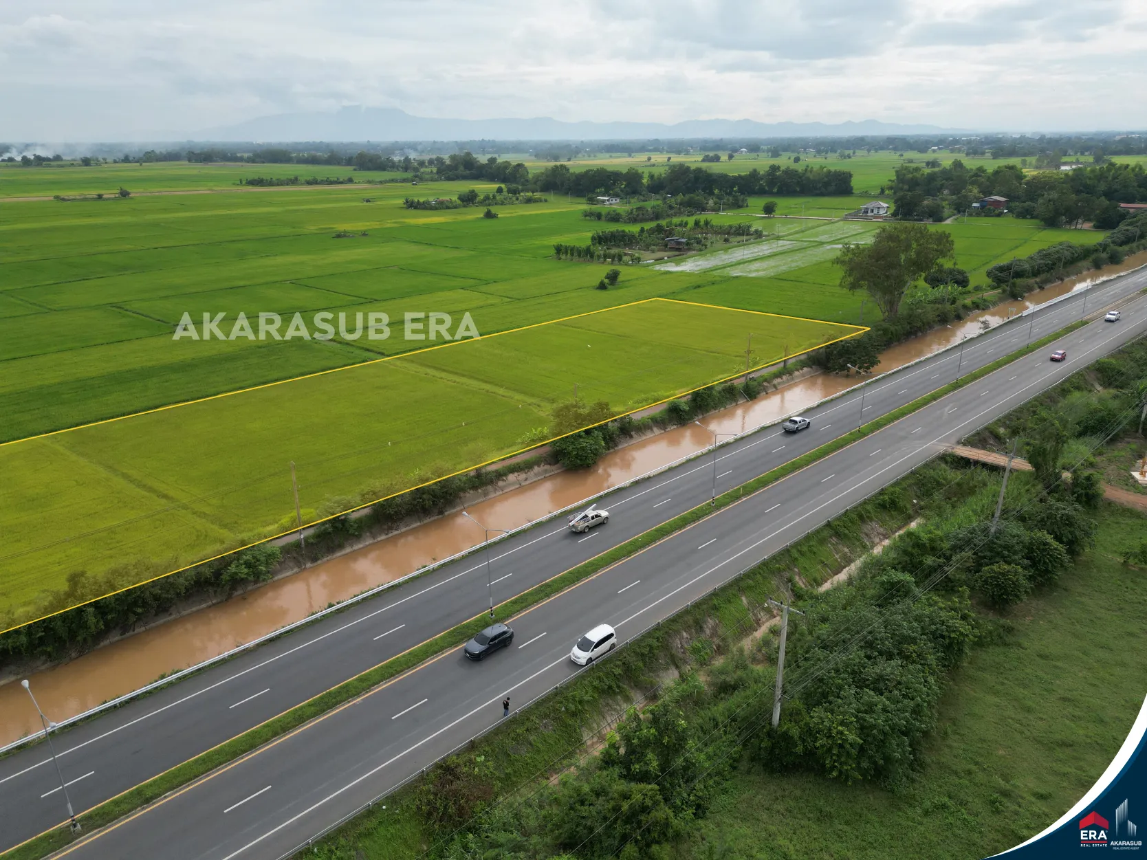 ที่ดิน 8 ไร่ กว่า ติดถนนใหญ่ หน้ากว้าง 224 ม. ใกล้แยกบ้านสวน จ.สุโขทัย รูปที่ 2