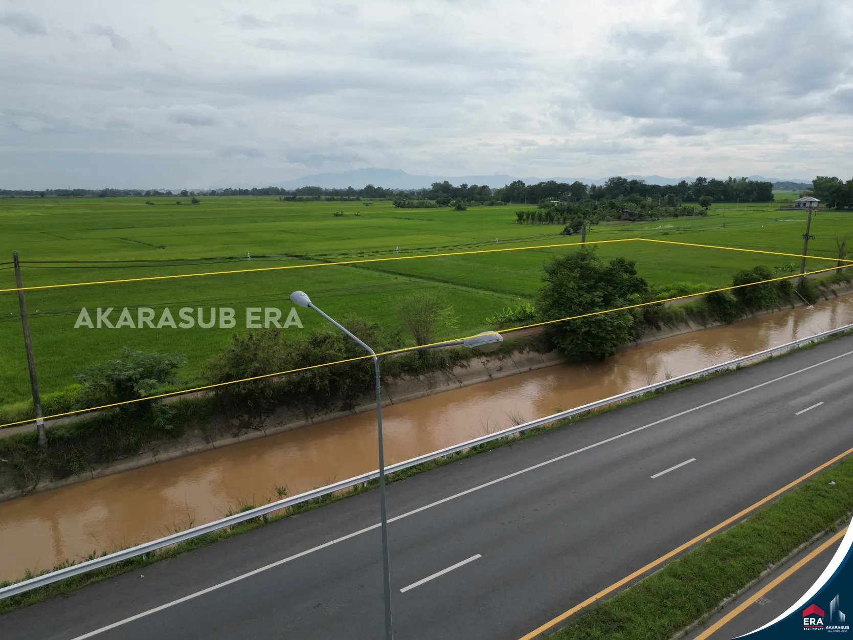 ที่ดิน 8 ไร่ กว่า ติดถนนใหญ่ หน้ากว้าง 224 ม. ใกล้แยกบ้านสวน จ.สุโขทัย รูปที่ 3