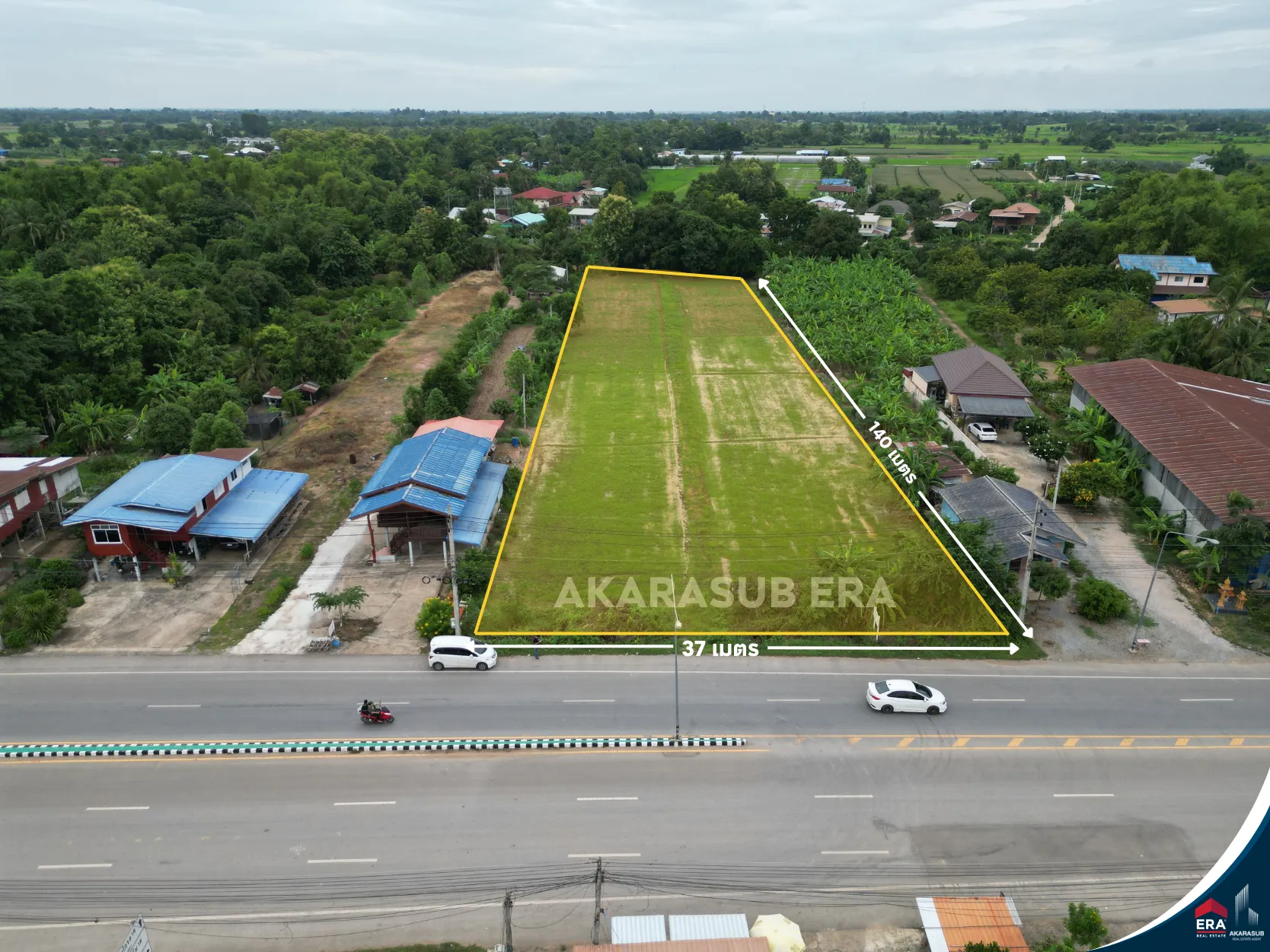 ที่ดิน3 ไร่กว่า ติดถนนใหญ่ 4 เลน ใกล้โรงเรียนบ้านหรรษาสุโขทัย รูปที่ 2